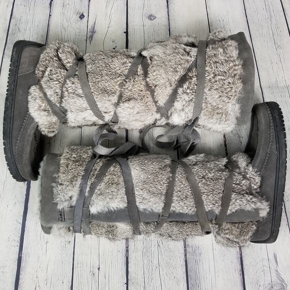 Manitobah Mukluks Shoes - MANITOBAH MUKLUKS | tall lace-up fur moccasin boot